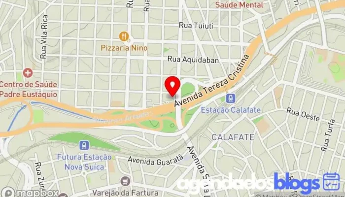 mapa de Drogaria Araujo Farmácia, Drogaria em Belo Horizonte