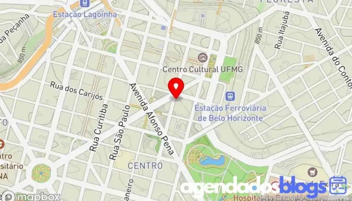 mapa de Drogaria Araujo Farmácia em Belo Horizonte