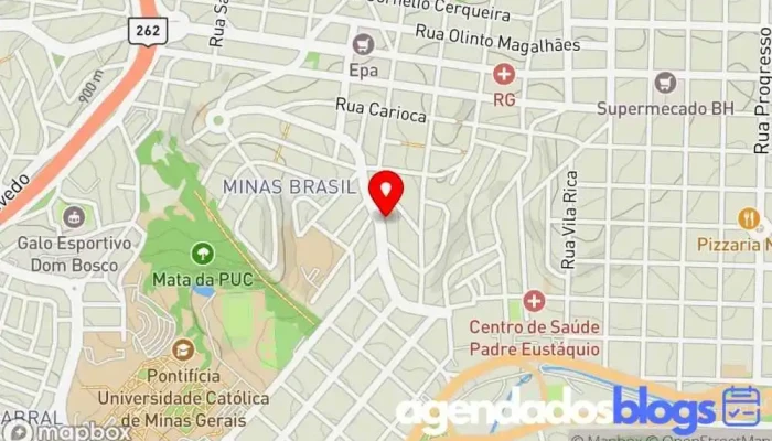 mapa de Drogaria Araujo Drogaria, Farmácia em Belo Horizonte