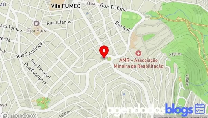 mapa de Drogaria Araujo Farmácia em Belo Horizonte