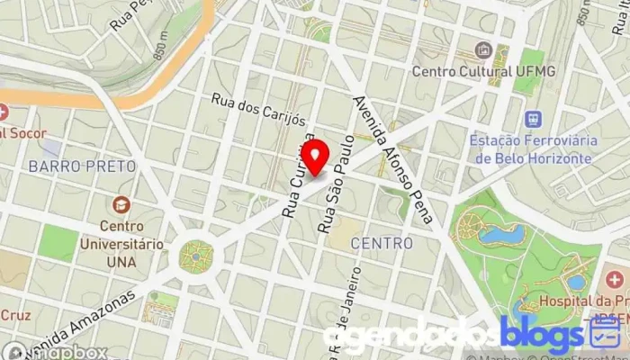 mapa de Drogaria Araujo Drogaria em Belo Horizonte