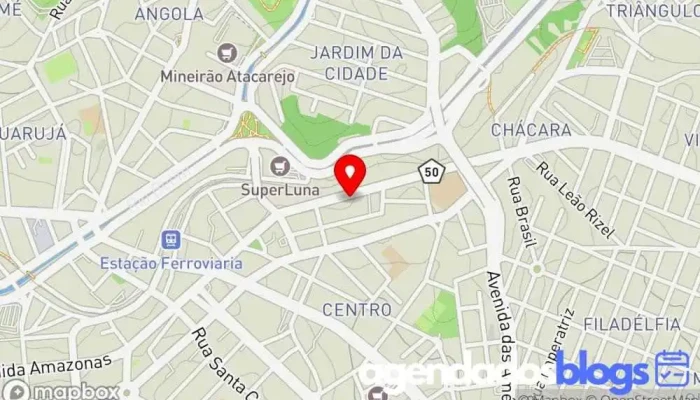 mapa de Drogaria Araujo Farmácia, Drogaria em Betim