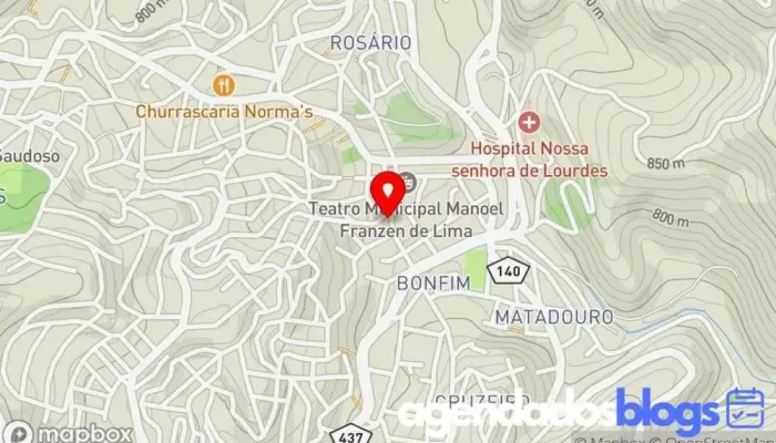 mapa de Drogaria Araujo Farmácia em - Centro