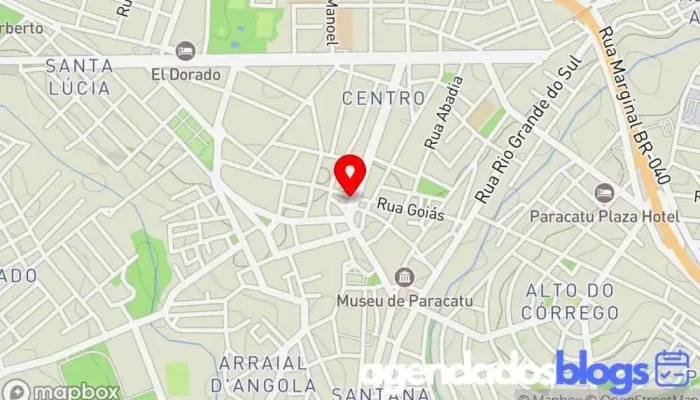 mapa de Drogaria Assis e Neto Drogaria em 55