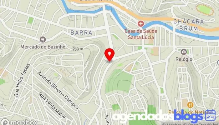 mapa de Drogaria Atende Pharma Drogaria em - Muriaé