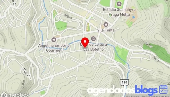 mapa de Drogaria Atlas Drogaria, Farmácia em Leopoldina