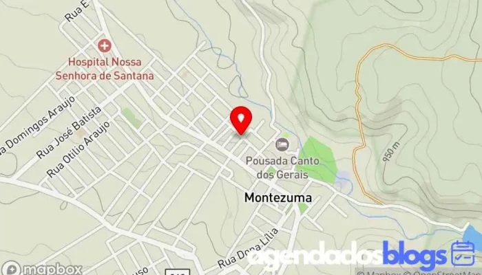 mapa de Drogaria Avenida de Montezuma Farmácia em - Centro