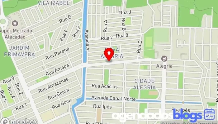 mapa de Drogaria Avenida Drogaria, Farmácia em Resende