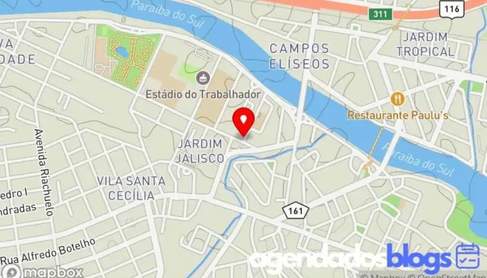 mapa de Drogaria Azevedo Farmácia em Resende