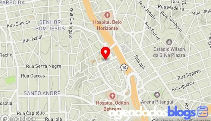 mapa de Drogaria Barão Drogaria, Farmácia em Belo Horizonte