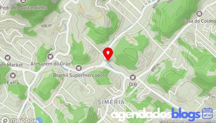 mapa de Drogaria Barbosa Bastos Empresa farmacêutica em Petrópolis