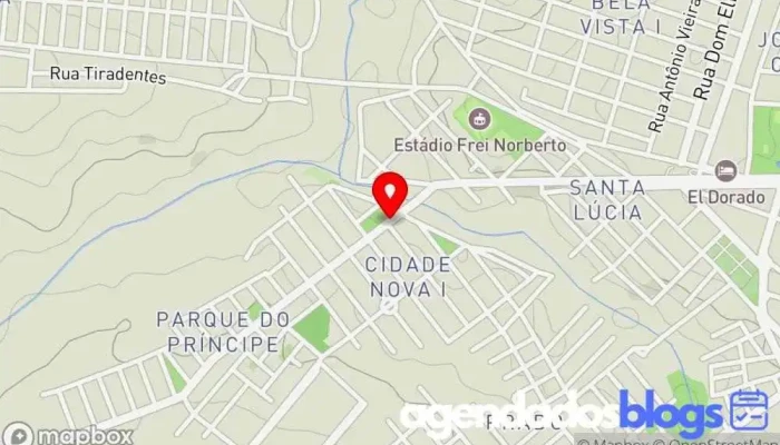 mapa de Drogaria Bela Vista Farmácia em Paracatu - MG