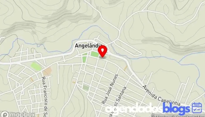mapa de Drogaria Bem Estar Empresa farmacêutica, Drogaria em Angelândia