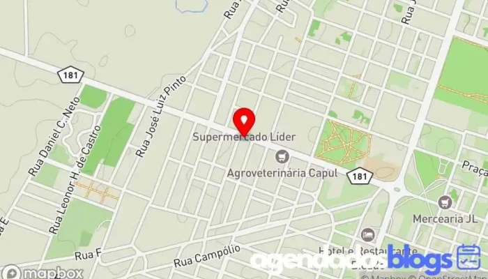 mapa de DROGARIA BEM POPULAR BRASIL - BRASILANDIA/MG Empresa farmacêutica em Brasilândia de Minas