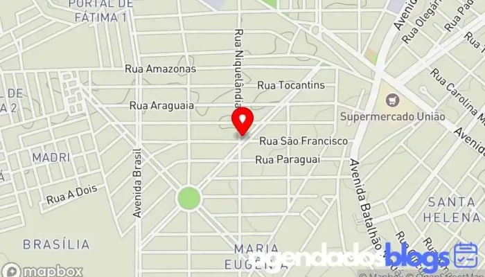 mapa de Drogaria Bem Viver Drogaria, Farmácia em Araguari