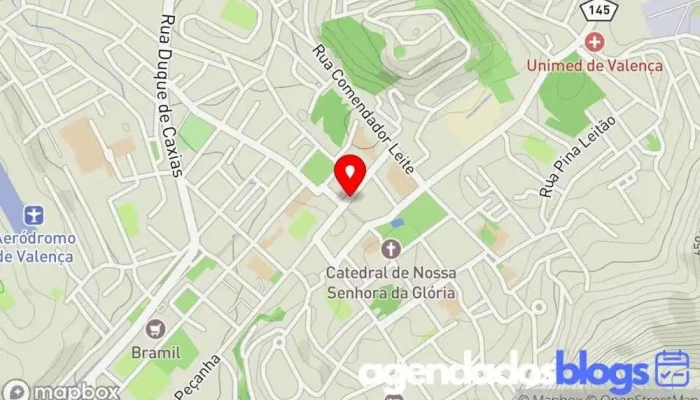 mapa de Drogaria Benfica Valença RJ Drogaria, Farmácia em Valença