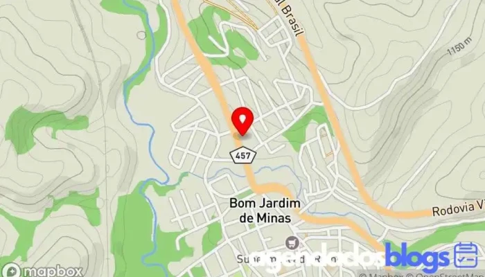mapa de Drogaria Bom Pastor Farmácia em Bom Jardim de Minas