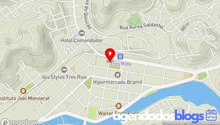 mapa de DROGARIA BRASILEIRAS  em Três Rios