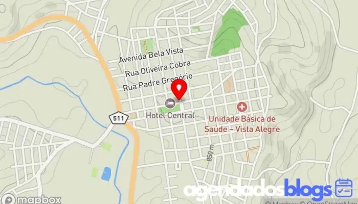 mapa de Drogaria Cachoeirense Drogaria, Farmácia em Cachoeira de Minas