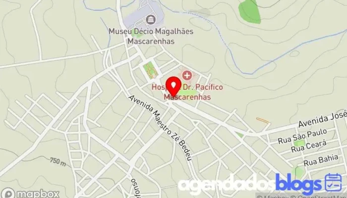 mapa de Drogaria Caetanópolis Drogaria, Farmácia em Caetanópolis