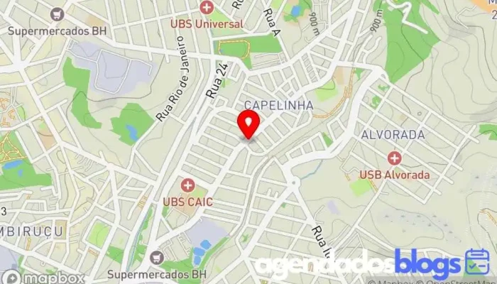 mapa de Drogaria Capelinha Drogaria em Betim