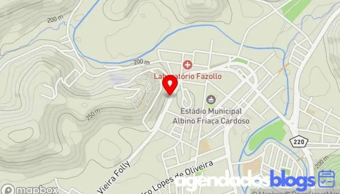 mapa de Drogaria Carrara Drogaria em Porciúncula