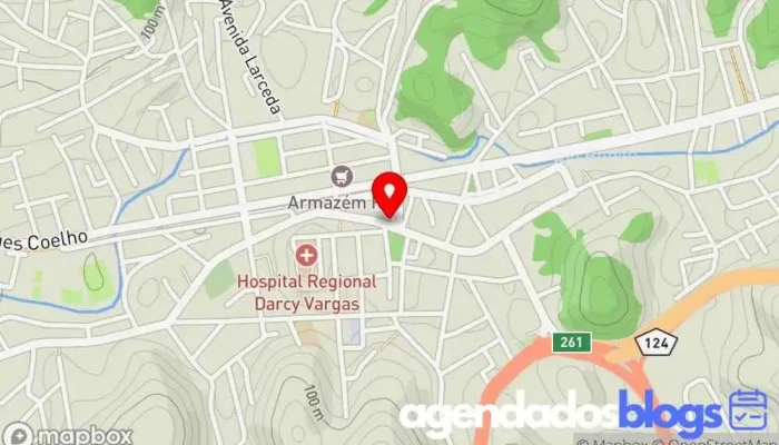 mapa de Drogaria Carvalho e Guimarães Drogaria, Farmácia em Rio Bonito