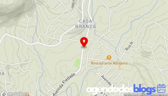 mapa de Drogaria Casa Branca Drogaria, Farmácia em Brumadinho