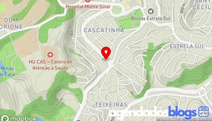 mapa de Drogaria Cascatinha Drogaria em Juiz de Fora