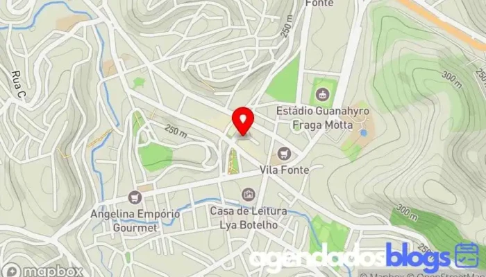 mapa de Drogaria Central - Grupo Multifarma Farmácia em Leopoldina