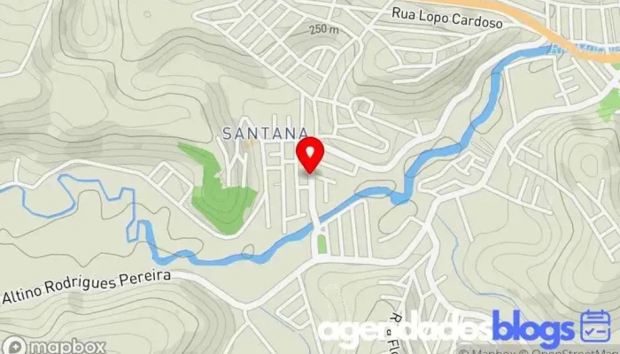 mapa de Drogaria Cerqueira de Muriaé Drogaria em - Santana