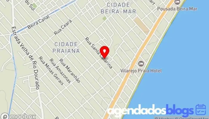 mapa de Drogaria Cidade Praiana Drogaria em Rio das Ostras