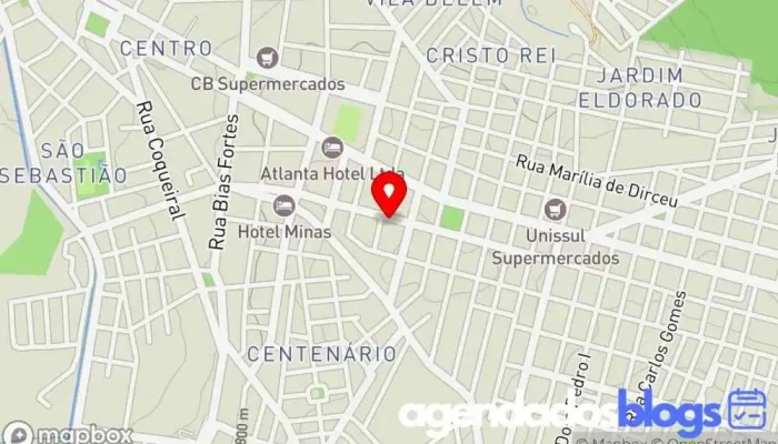 mapa de Drogaria Cometa Drogaria em Boa Esperança