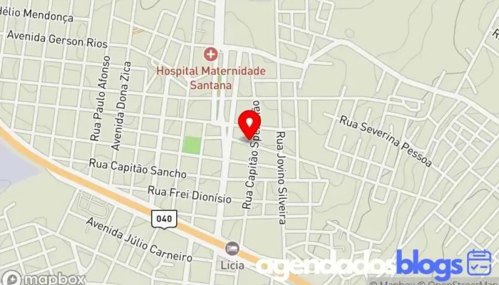 mapa de Drogaria Confiança Oliveira E Alves Drogaria em João Pinheiro