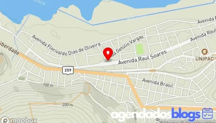 mapa de Drogaria Cordeiro Drogaria, Farmácia em Aimorés