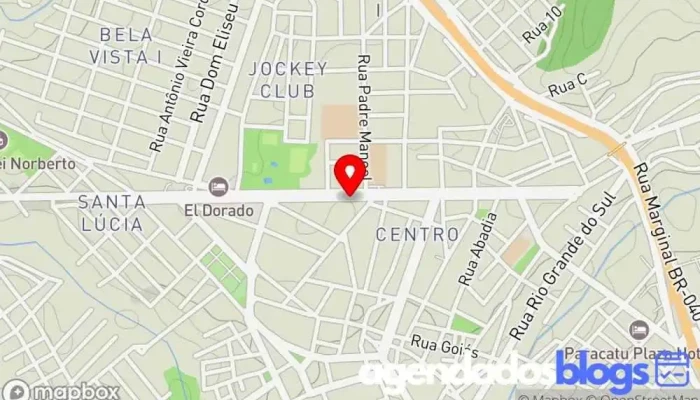 mapa de Drogaria Cristina Drogaria em - Centro