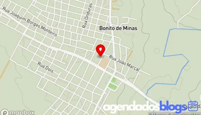 mapa de Drogaria Cristo Rei Drogaria em Bonito de Minas