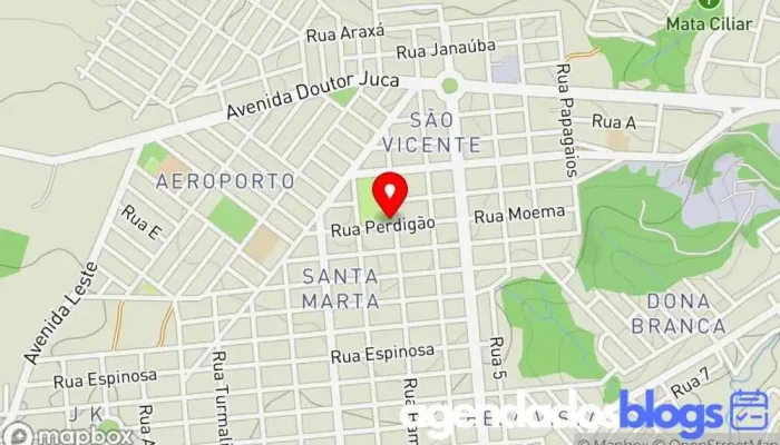 mapa de Drogaria Dionísio & Tiradentes Drogaria em Bom Despacho