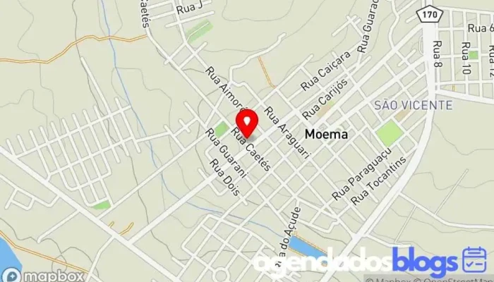mapa de DROGARIA DIVINO PAI ETERNO Drogaria em - Centro