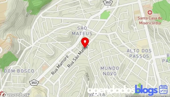 mapa de Drogaria do Paulinho Drogaria, Farmácia em Juiz de Fora