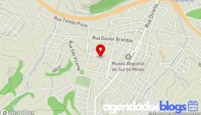 mapa de Drogaria Drogaluz de Campanha Drogaria, Farmácia em Campanha