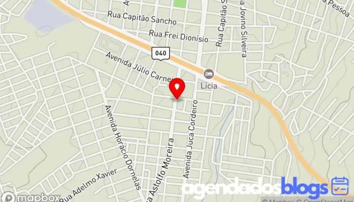 mapa de Drogaria Droganor - Papagaio Farmácia em João Pinheiro