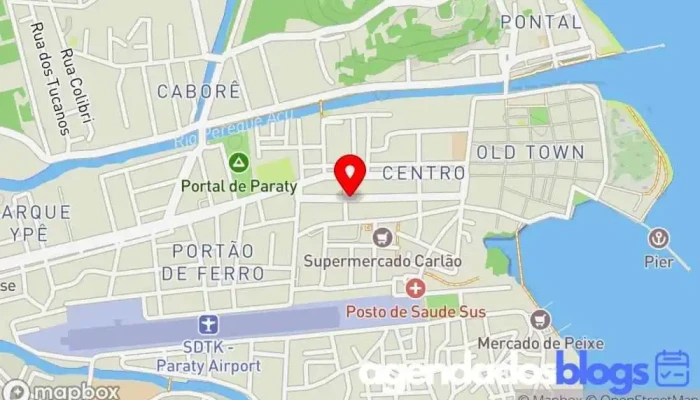 mapa de Drogaria Dupovão Farmácia em Paraty