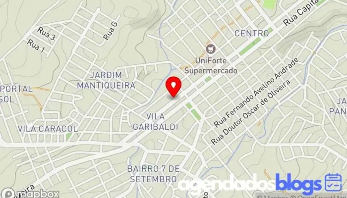 mapa de Drogaria e Perfumaria Andrafarma Farmácia em Andradas