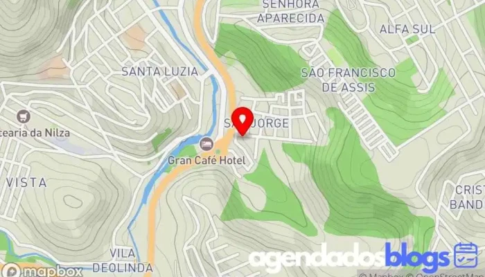 mapa de Drogaria e Perfumaria Dom Corrêa Drogaria, Farmácia em Manhuaçu