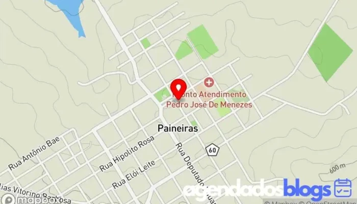 mapa de Drogaria e Perfumaria Líder Drogaria em 1054-1184 - Paineiras