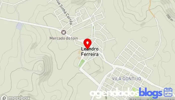 mapa de Drogaria e Perfumaria Padre Libério Drogaria, Farmácia em Leandro Ferreira