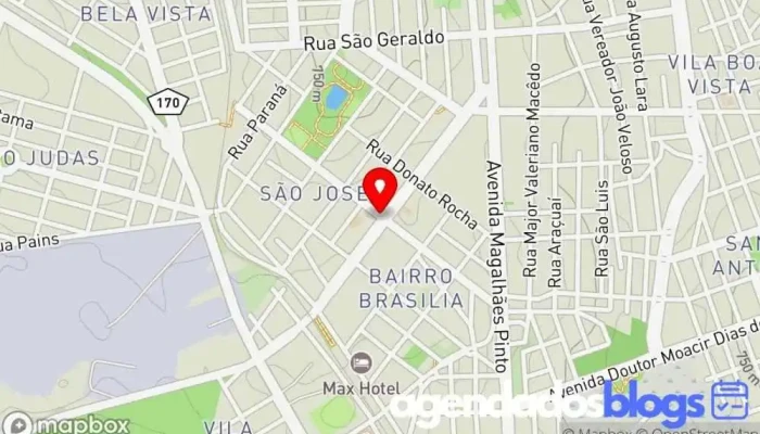 mapa de Drogaria e Perfumaria Santa Teresinha Drogaria, Farmácia em Arcos