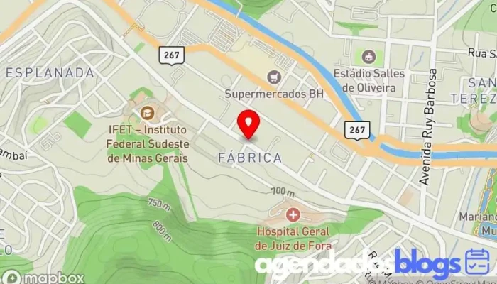 mapa de Drogaria Eberle Empresa farmacêutica, Farmácia em Juiz de Fora