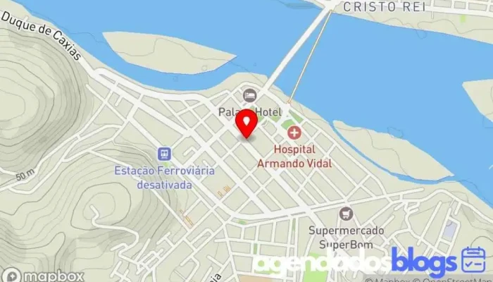mapa de Drogaria Econômica Farmácia em São Fidélis